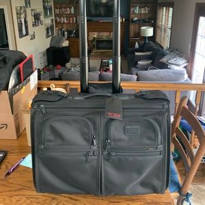Tumi Black Garment 2 Wheeled Carry On Bag
